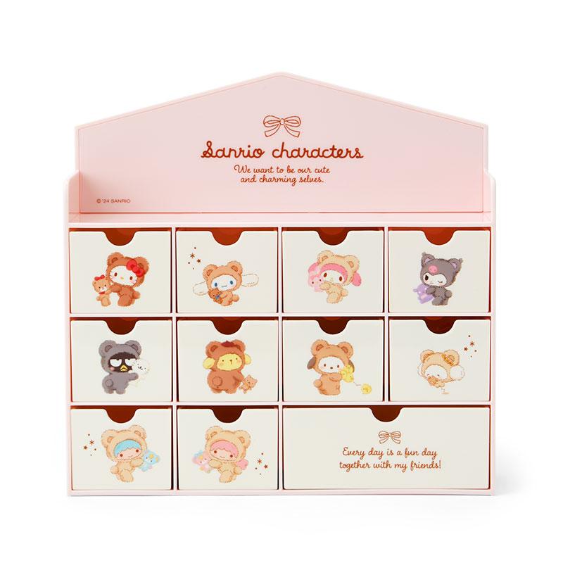 Sanrio Characters Storage Chest w/ 2 top Sided Designs Advent & Kawaii