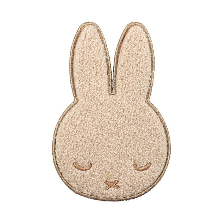 Miffy Embroidery Coster [Brown]