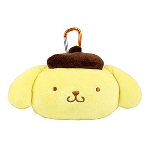 PomPomPurin Plush Face Pouch Carabiner