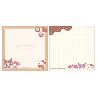 Sanrio Girls Chocolate Square Memo Pad
