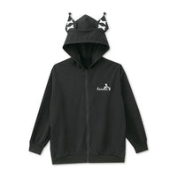 Kuromi Zip Hoodie Plaid Bows
