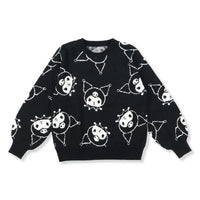 Kuromi Knit Pullover Sweatshirt
