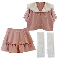 My Melody Women's Blouson w/ Arm Covers and Skirt Set
