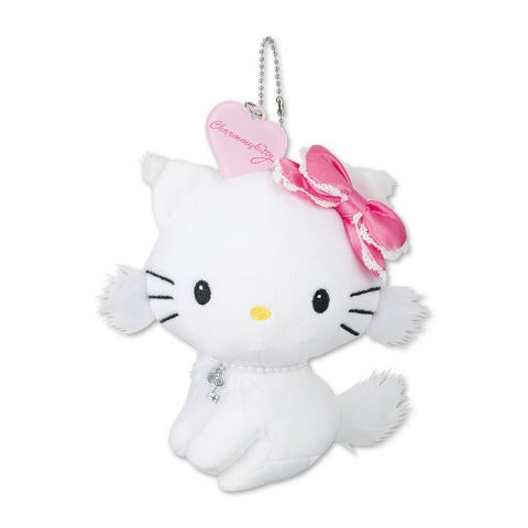 White Charmy Kitty Plush Mascot [Pink Bow]