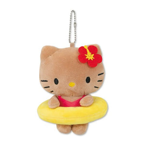 Hello Kitty Tan Swimming Float Plush Mascot