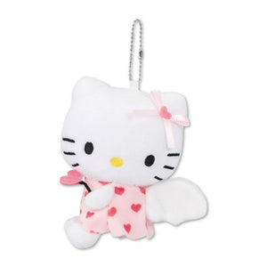 Hello Kitty Heart Angel Plush Mascot