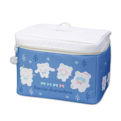 Sanrio Snow Bear Storage Box w/ Charm [Dark Blue]