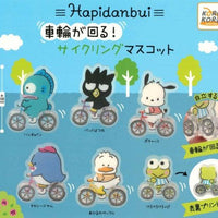 Sanrio Hapidanbui Wheels Spinning Bike Figure Gachapon