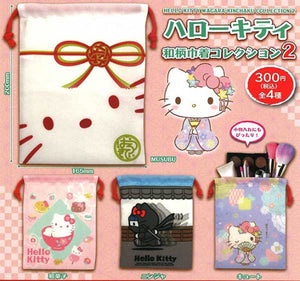 Hello Kitty Japan Drawstring Bag Gachapon