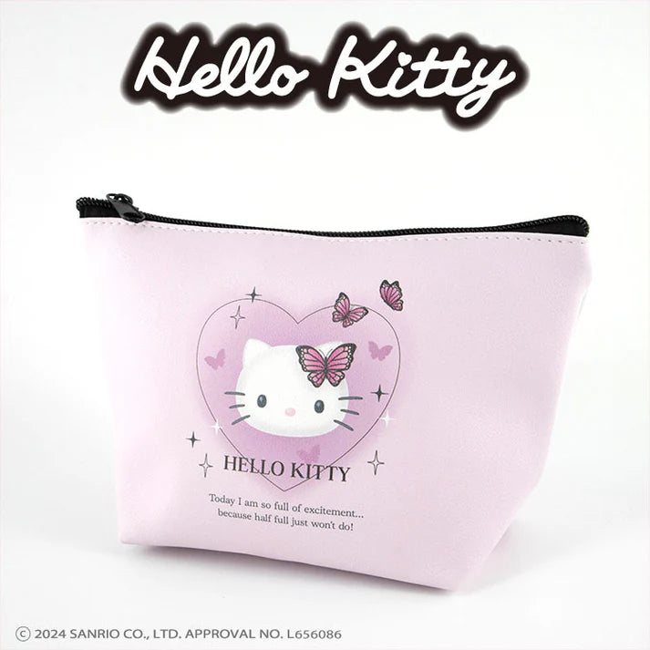 Hello Kitty Monochrome Trapezoid Pouch