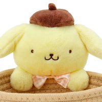 PomPomPurin Rope Basket with Mascot Plush [Medium]
