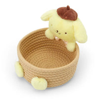 PomPomPurin Rope Basket with Mascot Plush [Medium]
