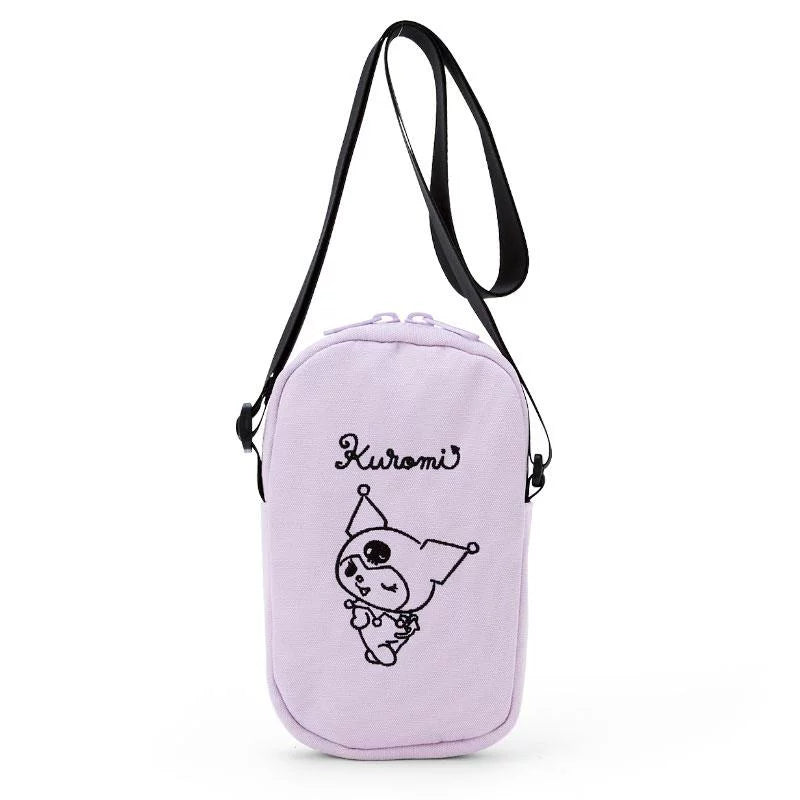 Kuromi Mini Embroidered Crossbody Bag