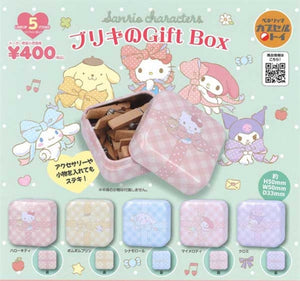 Sanrio Characters Tin Gift Box Gachapon