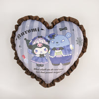Kuromi Gothic Heart Cushion
