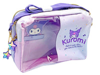 Kuromi Rainbow Clear Crossbody Bag
