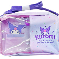 Kuromi Rainbow Clear Crossbody Bag