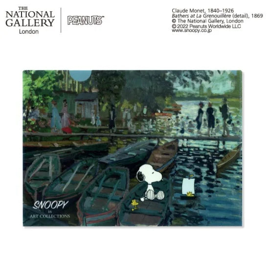 Snoopy × ART COLLECTION Monet A4 Folder B