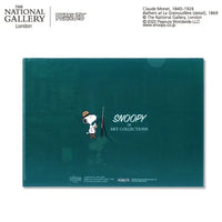 Snoopy × ART COLLECTION Monet A4 Folder B
