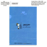 Snoopy × ART COLLECTION Monet A4 Folder A
