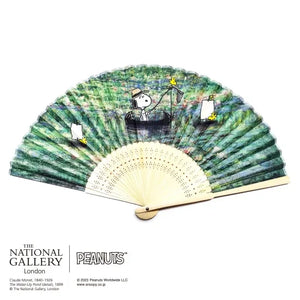 Snoopy × ART COLLECTION Monet Folding Fan