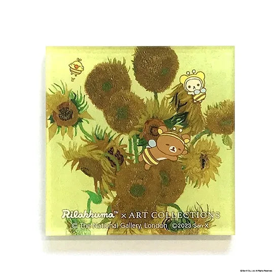 Rilakkuma × ART COLLECTION Van Gogh Acrylic Magnet