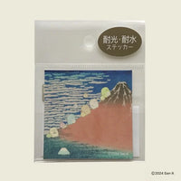 Sumikko Gurashi × ART COLLECTION Katsushika Hokusai Sticker Mount Fuji
