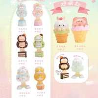 Colorful Animal Ice Cream Cake Blind Box
