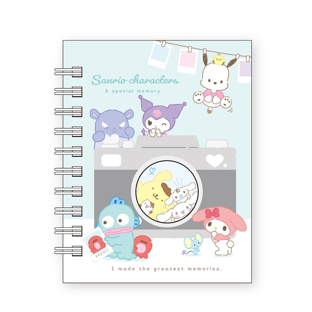 Sanrio Camera Blue Mini Ring Notebook