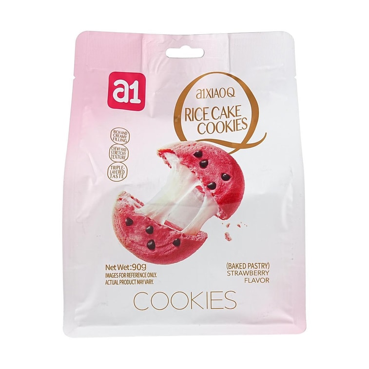 Strawberry Rice Cake Cookie