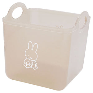 Miffy Plasic Clear Mini Basket [Brown]