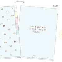 Sanrio Characters Index Clear File [Blue Faces]