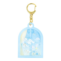 Cinnamoroll & Milk Window Shaka Keychain
