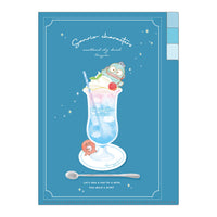 Sanrio "Sky Drink" Index Clear File - Hangyodon
