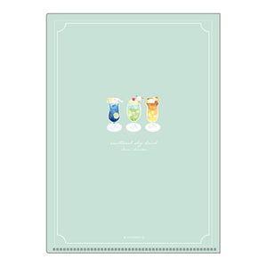 Sanrio "Sky Drink" Index Clear File - Pochacco