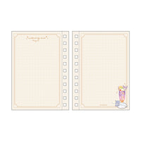 Sanrio "Sky Drink" A6 Ring Notebook - Kuromi
