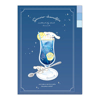 Sanrio "Sky Drink" Index Clear File - Cinnamoroll