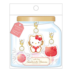 Hello Kitty Candy Acrylic Charms Set