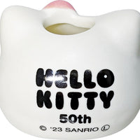 Hello Kitty 50th Anniversary Pottery Pen Stand [Pink Heart Eyes]