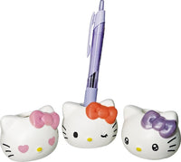 Hello Kitty 50th Anniversary Pottery Pen Stand [Pink Heart Eyes]
