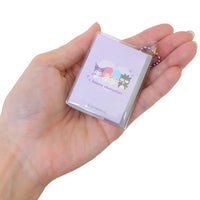 Sanrio Mini Notebook Keychain with Heart Window [Perple]
