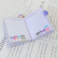 Sanrio Mini Notebook Keychain with Heart Window [Perple]
