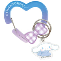 Cinnamoroll Heart Acrylic Carabiner w/ Charm