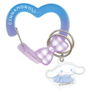 Cinnamoroll Heart Acrylic Carabiner w/ Charm