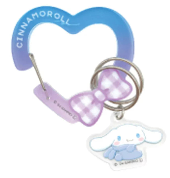 Cinnamoroll Heart Acrylic Carabiner w/ Charm