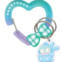 Hangyodon Heart Acrylic Carabiner w/ Charm