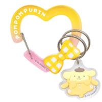 PomPomPurin Heart Acrylic Carabiner w/ Charm