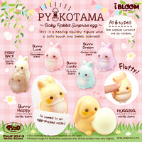 iBloom Pyokotama Baby Bunnies Capsule Egg Squishy
