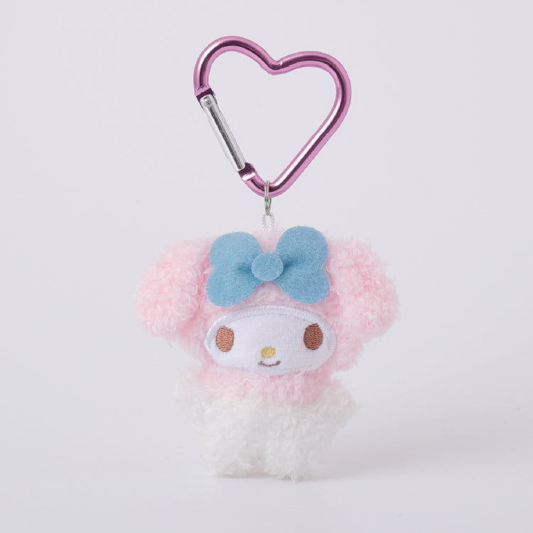 My Melody Fuzzy Carabiner Plush