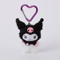 Kuromi Fuzzy Carabiner Plush
